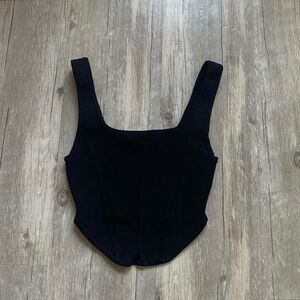 Aritzia Babaton Sculpt Knit Bustier Tank